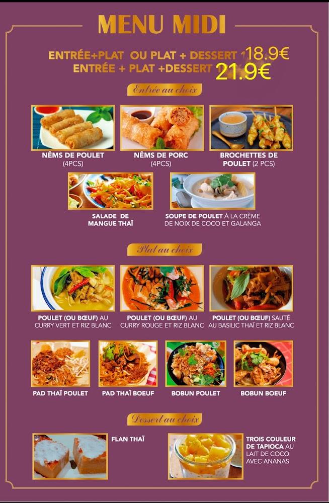 Le Commerce Brasserie et Restaurant Thaïlandais - Menu Image 3